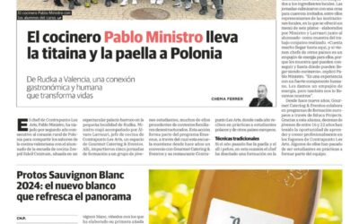 Artykuł w prasie hiszpańskiej o współpracy naszej szkoły z Szefami Kuchni z Restauracji Contrapunto Les Arts